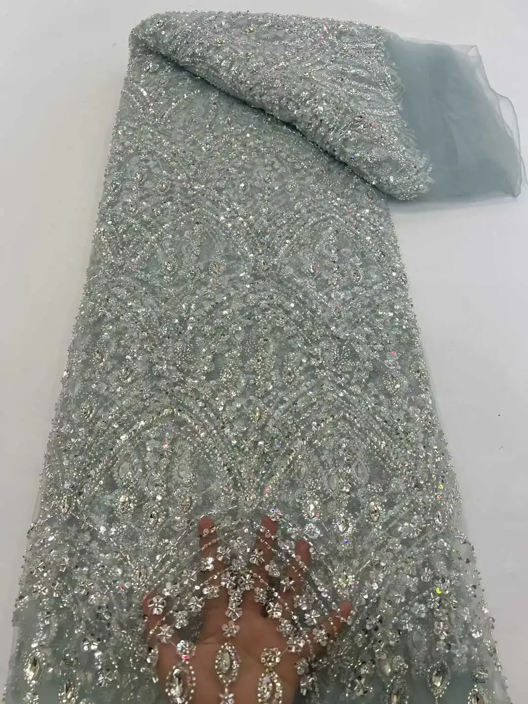 Heißer Verkauf: Exquisite, hoc – Embroidery Net Fabric Bewertung und Preis