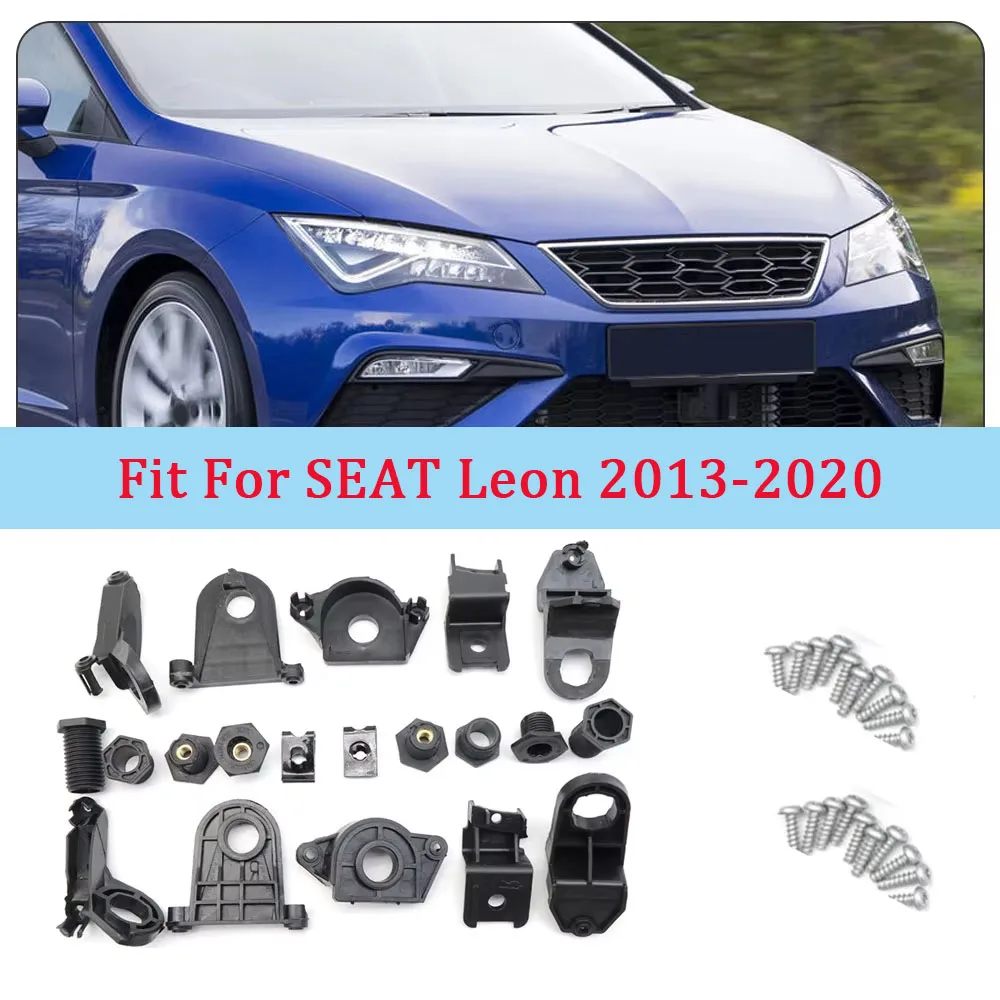 1 Set Headlight Bracket Repair Kit 5F0998225 5F0998226 For SEAT Leon 2013 2014 2015 2016 2017 2018 2019 2020 Left and Right