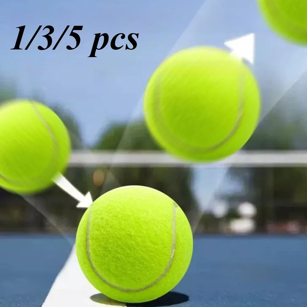 

5/3/1 шт. теннисные начальные матчи для тренировок, высокая эластичность, прочный мяч для любителей тренировок, прочный теннисный мяч