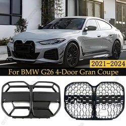 For BMW 4 Series G26 4-Door Gran Coupe 2021-2024 Front Bumper CSL Style With ACC Grill Auto Racing Grille Grid Body Kits Tuning