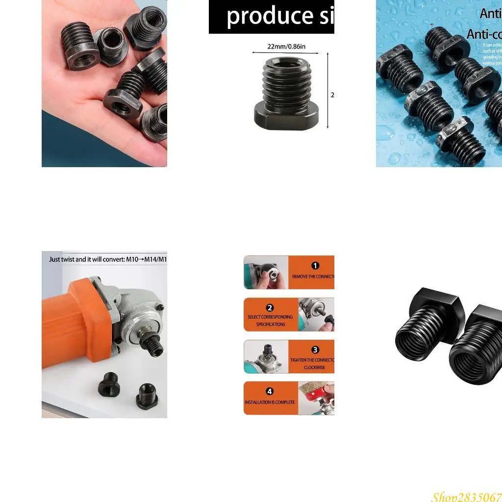 

to M14 Thread Angles Grinder Converters Adapter Connector For Angles Grinder 831F