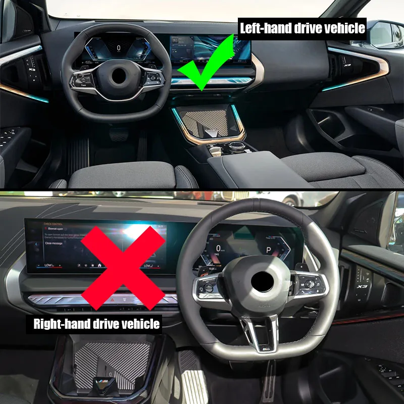 Only suitable for left-hand drive vehicles For BMW X3 G45 G48 2025 2026 Bull horn rearview mirror protective cover