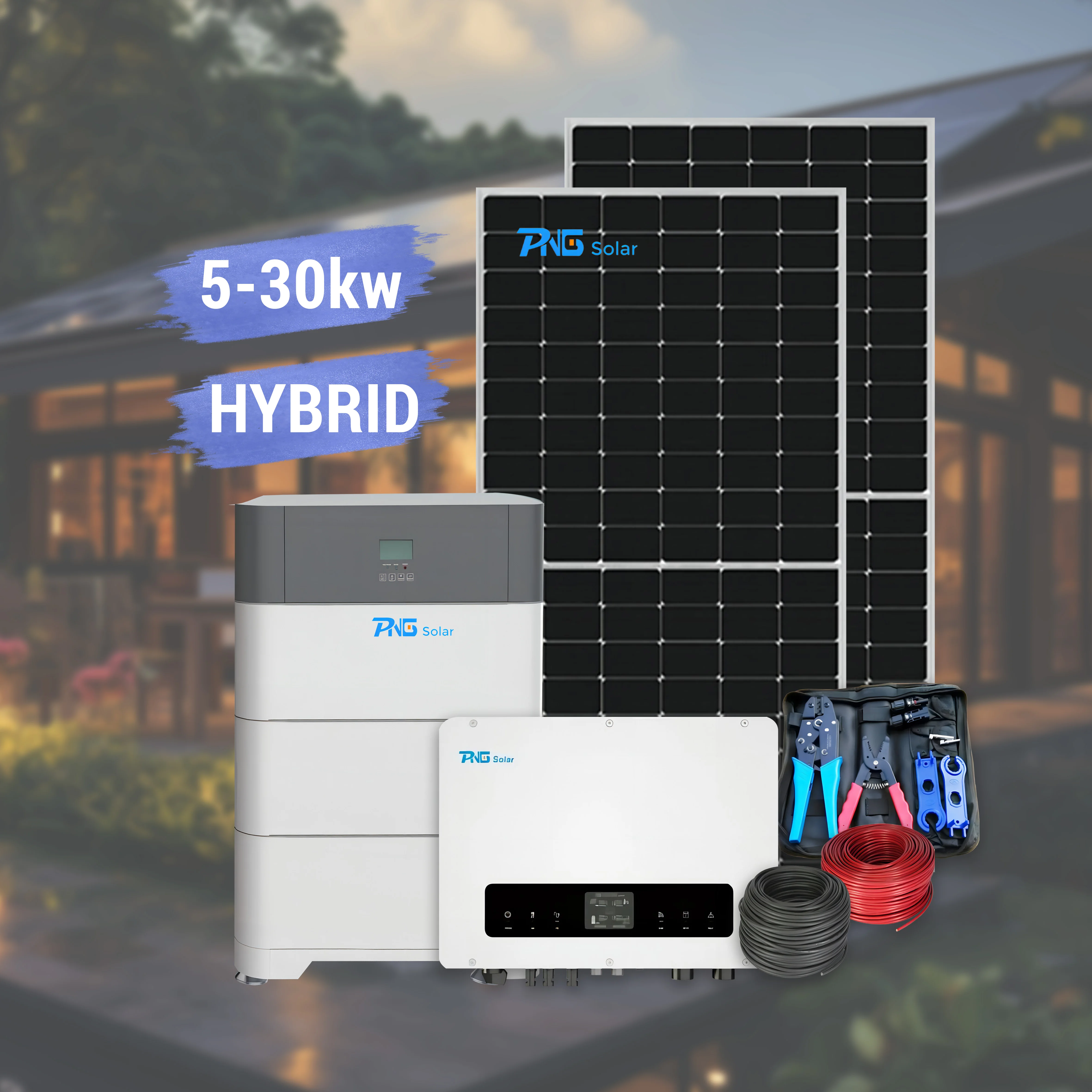 Household solar system 5KW 10kW hybrid solar system 3KW 4KW 5KW 8KW 10KW 12KW solar system