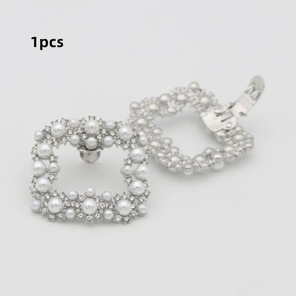 

1pcs Accessories High Heel Bride Big Pearl Charm Buckle Pearl Decoration Clips Shoe Decorations
