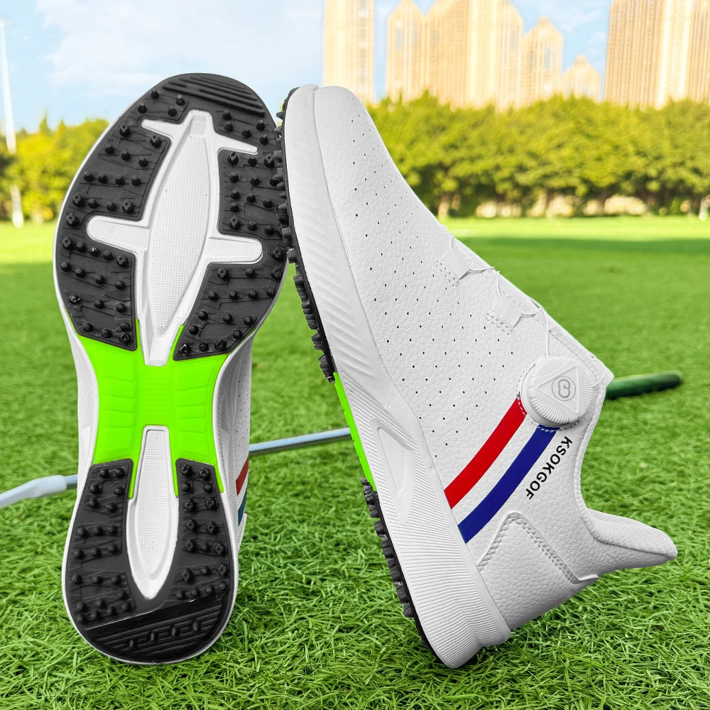 

Мужские туфли для гольфа, водонепроницаемая противоскользящая обувь для гольфа, женские бутсы, кроссовки, дышащая спортивная обувь, уличные кроссовки, обувь для гольфа