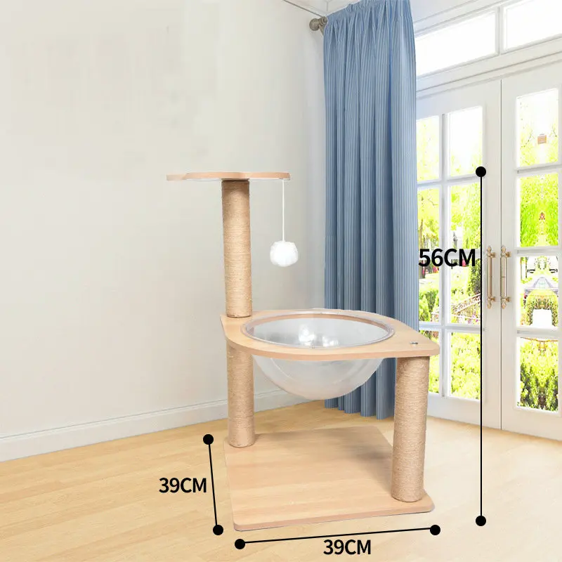 

Cat Scratcher Tower Home Furniture Cat Toys Tree Pets Hammock Sisal Post Climbing Frame Toy Cat Scratching Board Climbing Frame