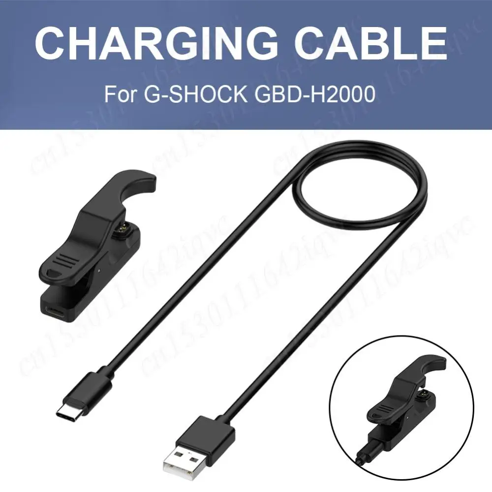 USB Charging Cable Watch Charging Stand 5V 1000MA Sports Watch Charging Cord Wire for Ca Sio G SHOCK GBD-H2000 Charging