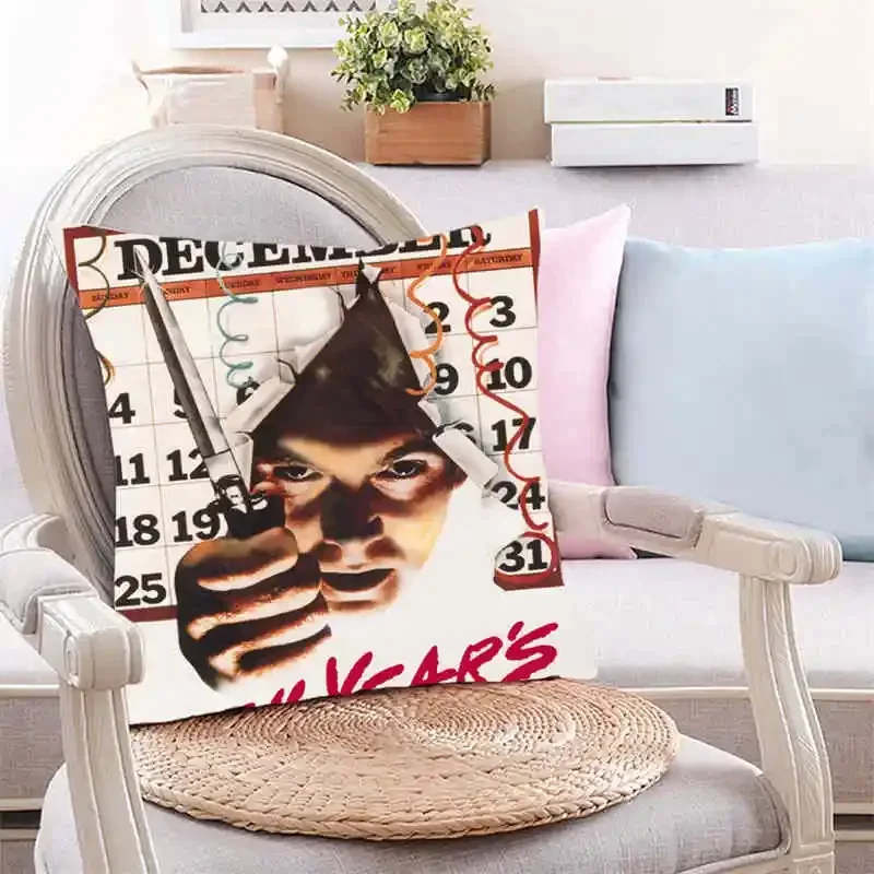 

New Year's Evil Cushion Cover Pillow Case Chair cushion Home Decorative Pillows For Sofa Throw Pillow Cover Car SJ-192