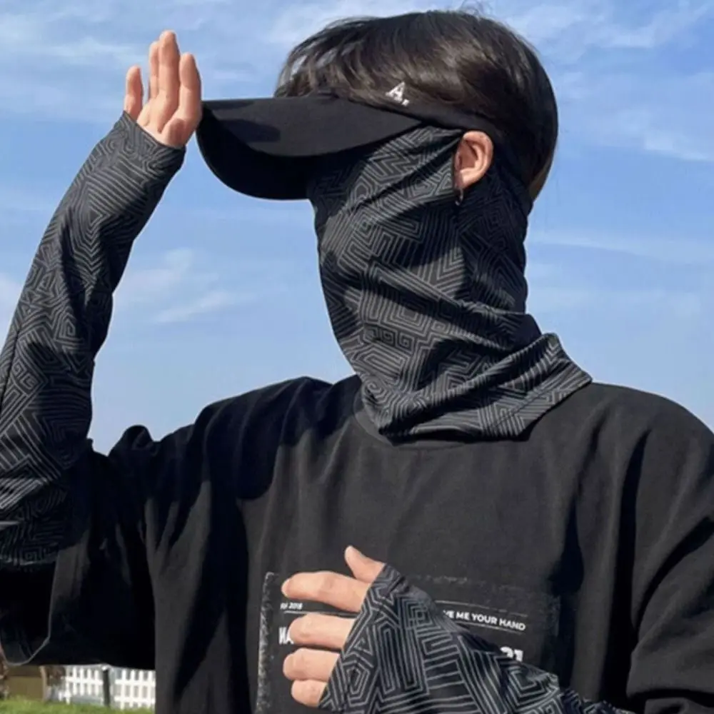 أكمام صيفية للرجال والنساء ، الحماية من أشعة الشمس ، الحماية من الأشعة فوق البنفسجية ، السفر في الهواء الطلق ، الجري ، قناع صالة الألعاب الرياضية