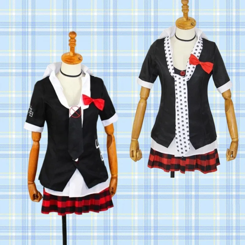 anime-enoshima-junko-cosplay-costume-japanese-school-uniforms-jk-black-tie-cos-clothes-suit-for-women-halloween-carnival-party