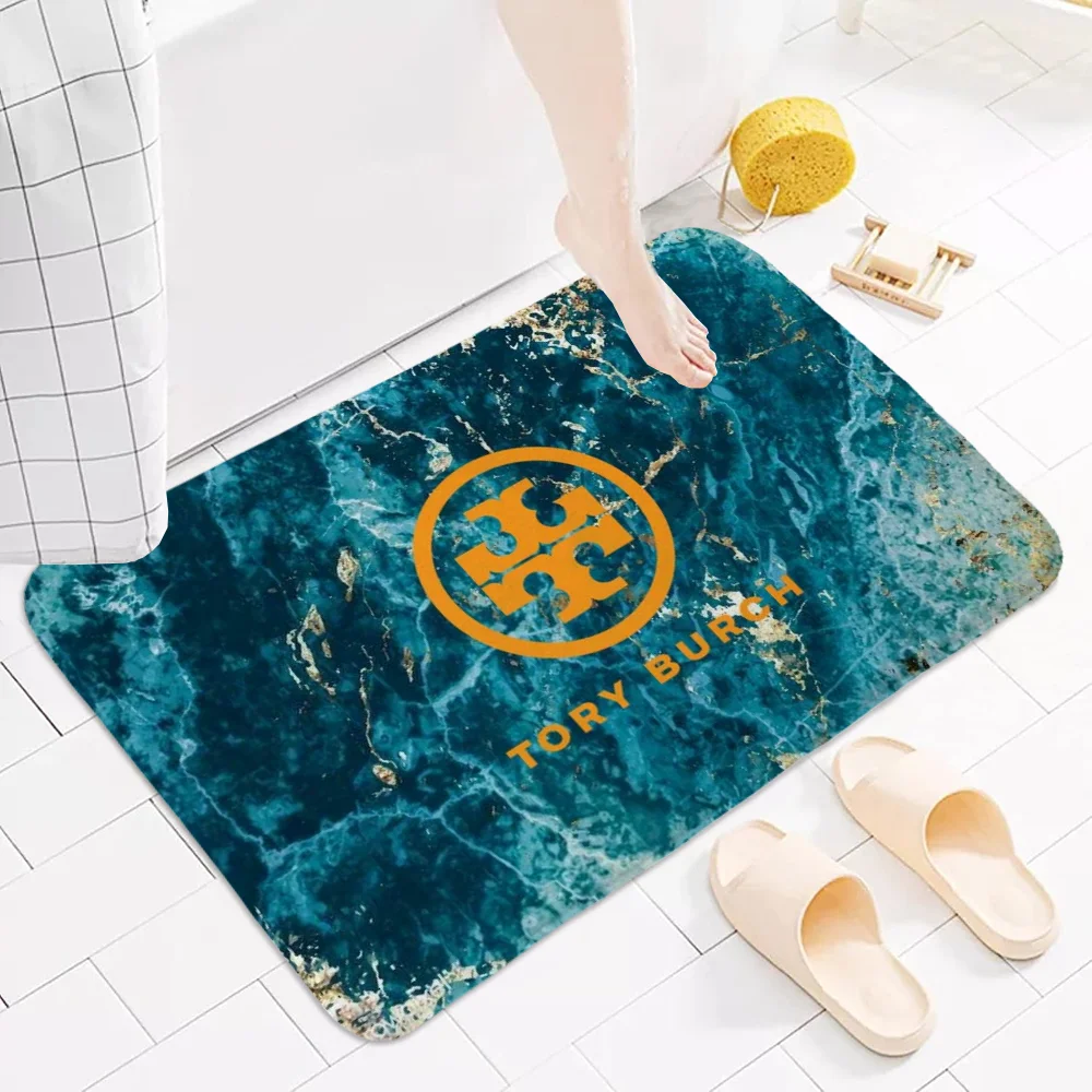 Bath Mat Rug Bathroom Foot Mat Non-slip Mat Small Floor Mats Door Mat T-tory B-burch Kitchen Carpet Carpets Rugs Room Doormat