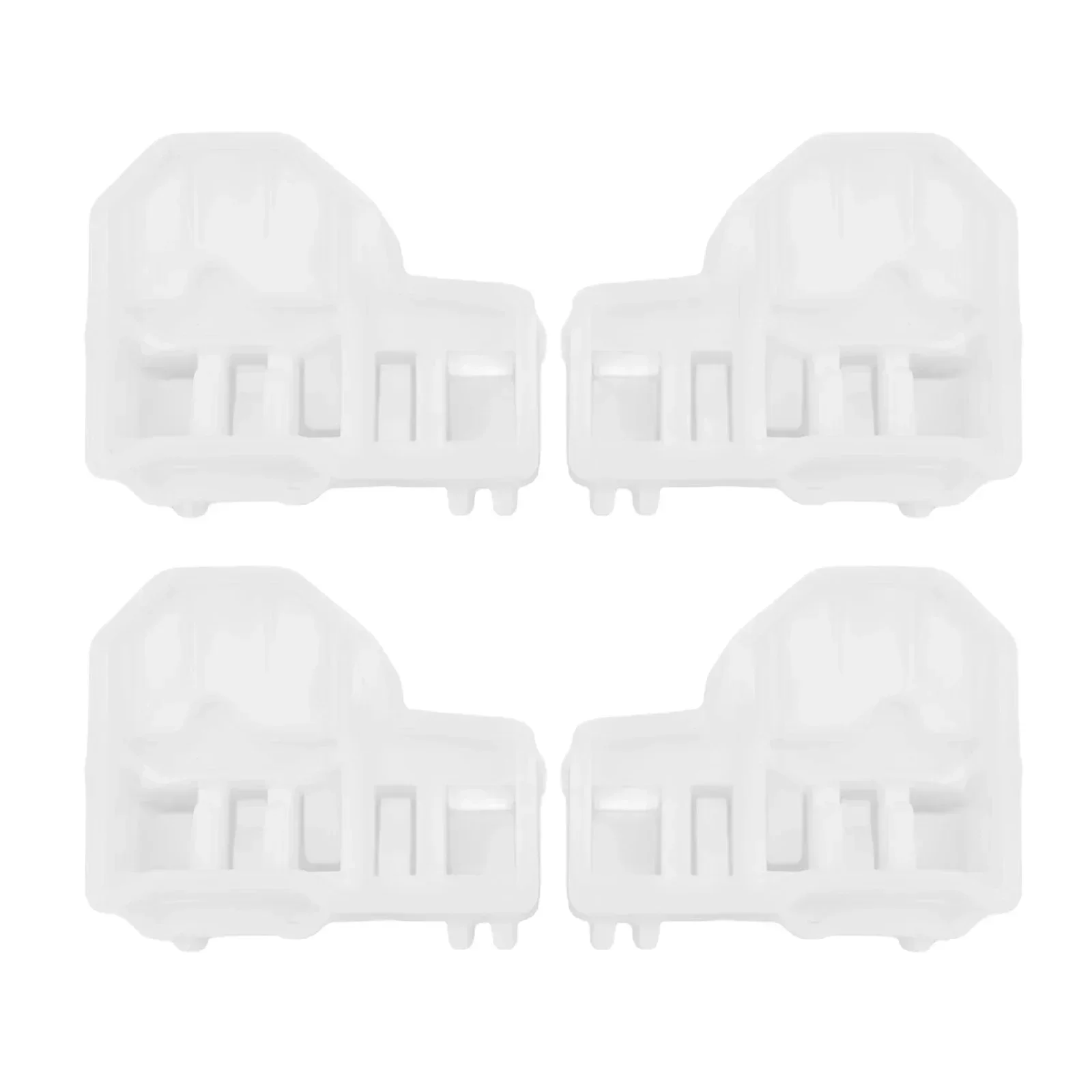 4-pack 2 Each For Left And Right Window Regulator Repair Kit Glass Support Front Fixing Clip For Passat 1996-2005 (4 And 5 Doors
