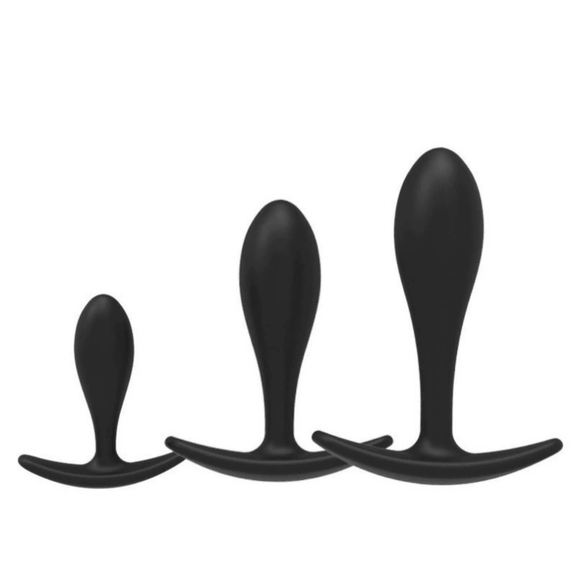 

3 Size Silicone Butt Anal Plug Women/Men G-spot Couples Anal Trainer Buttplug Masturbation Insert Vagina Extender Anus Sex Toys