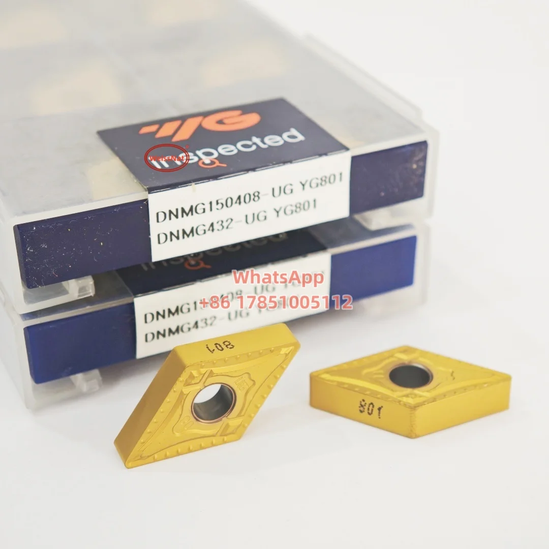 

YG-1 DNMG150404-UF YG801, DNMG150408-UG YG801,DNMG150604-UF YG801 Carbide Inserts DNMG431,DNMG432,DNMG441 Insert