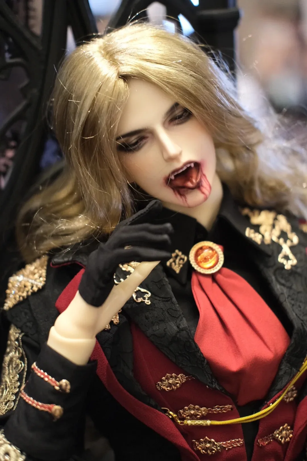 80cm 1/3 Scale Tall Sexy Male BJD Doll with Makeup Eye Language Wolf Premium Resin Big SD Two Pairs of Tongues in Stock