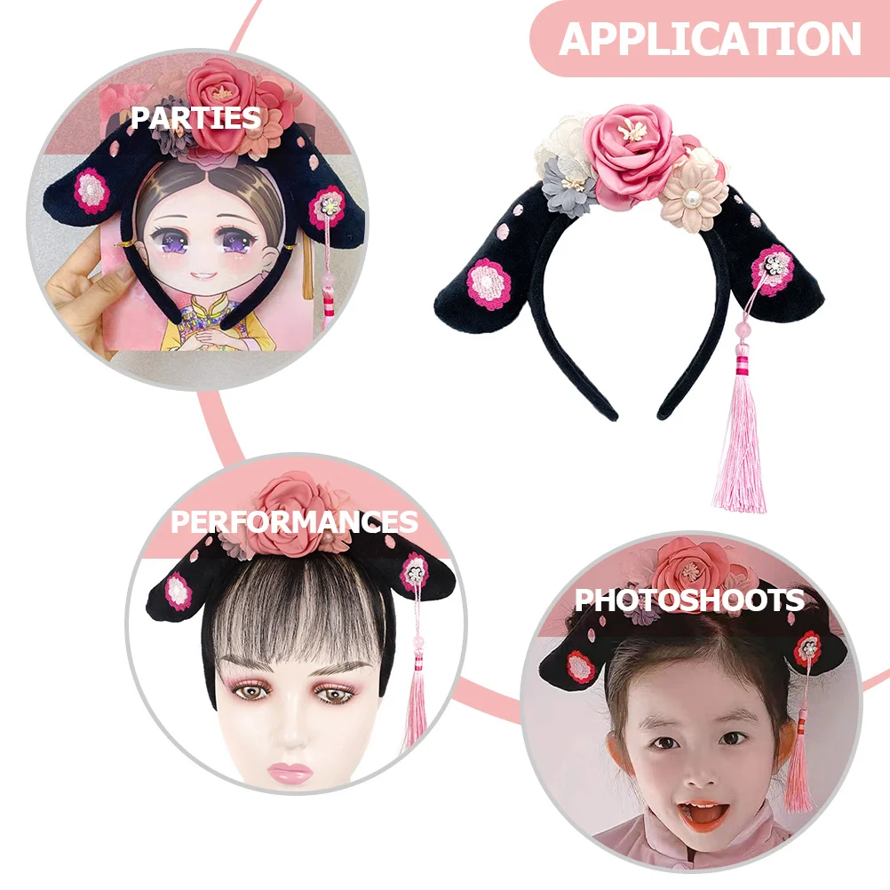 

Дворцовая повязка на голову, винтажные аксессуары для волос, реквизит для фотосессии для детей, повязка на голову для женщин, девочек, детей, косплей, вечерние реквизит для фотосессии