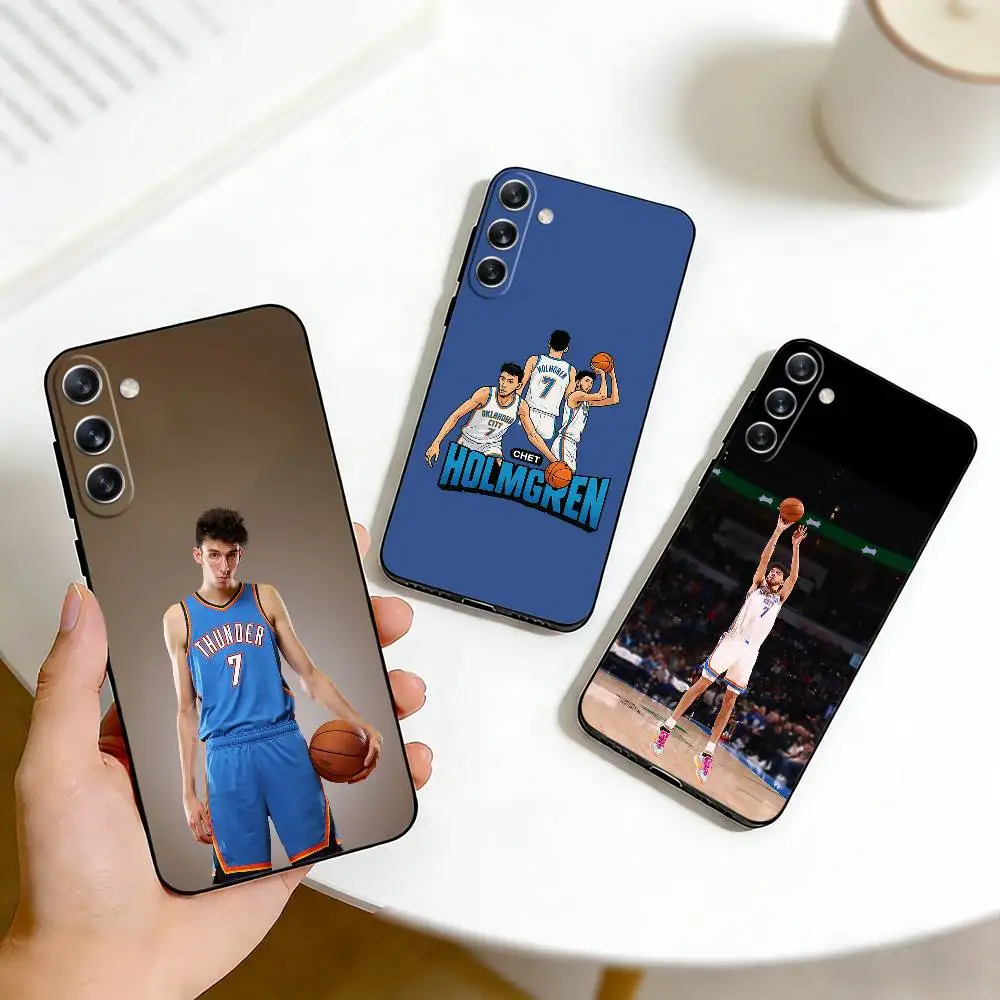 

C-Chet H-Holmgren Phone Case For Samsung Galaxy A73,A72,A71,A70,A53,A52,A51,Others Soft Black Cover