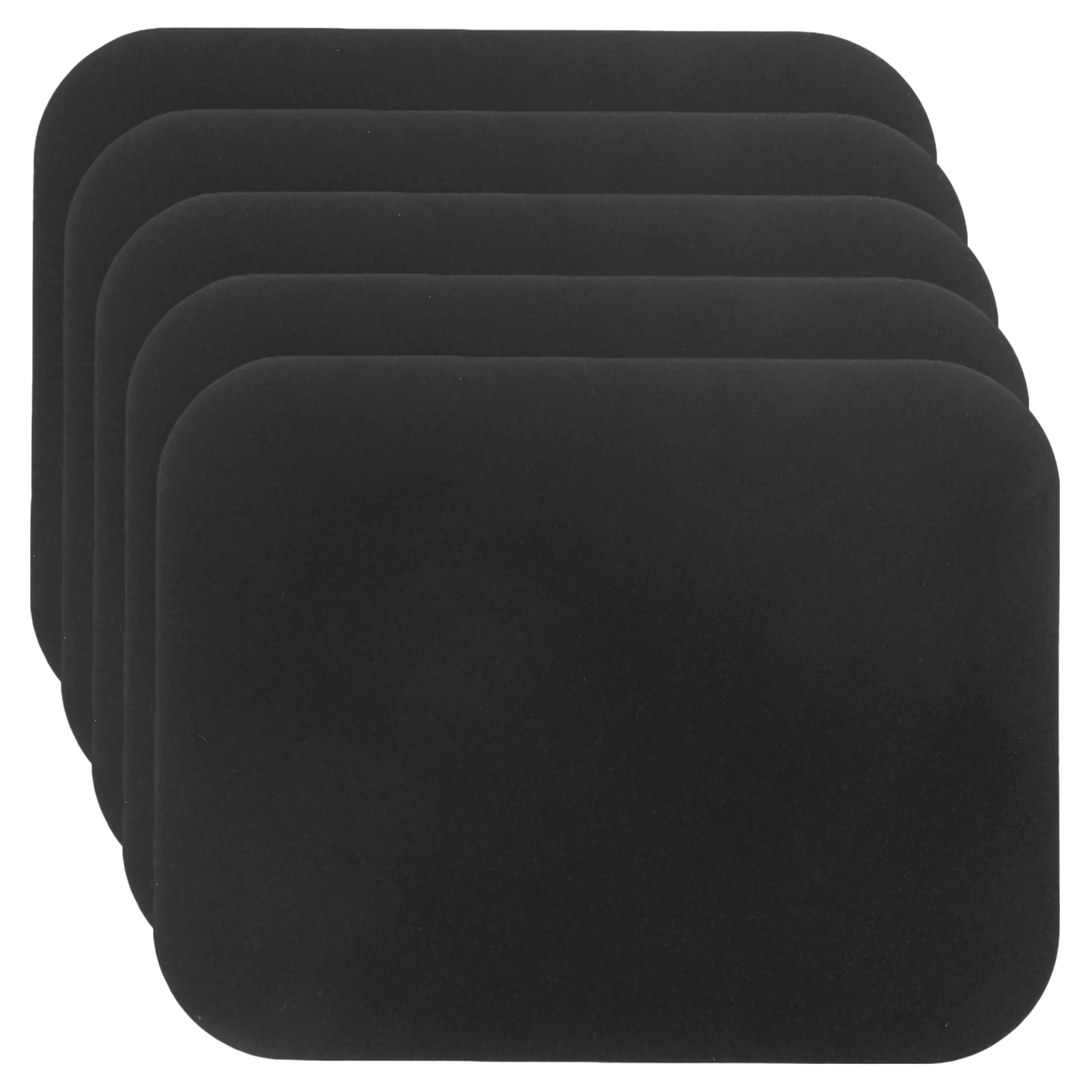 Hojas de hierro de soporte magnético para soporte de teléfono de coche, placas de Metal finas, parte trasera adhesiva, fácil instalación, Compatible con, 5 uds.