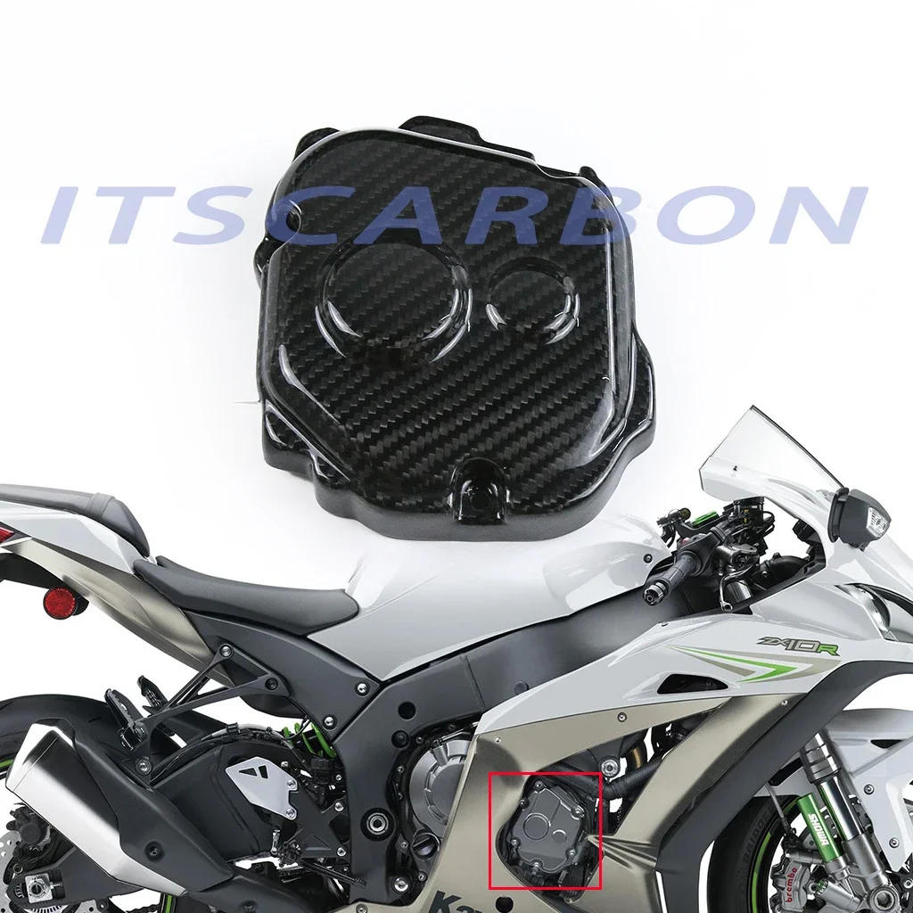 

Для Kawasaki ZX10R ZX 10R 2011-2018 2019 2020 2021 2022 3K аксессуары для мотоциклов из углеродного волокна комплекты крышек двигателя