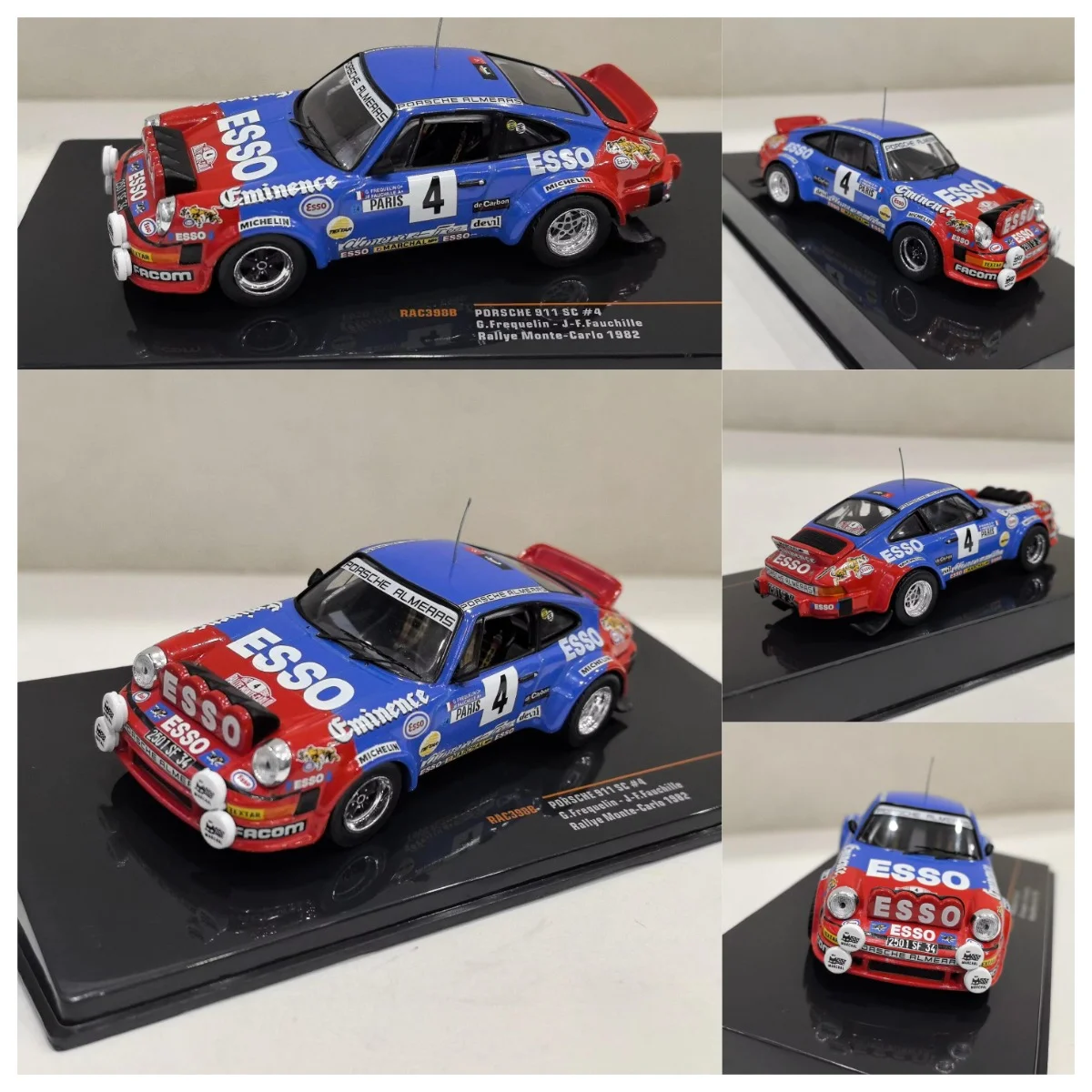 

IXO Diecast 1/43 Scale Porsche 911 SC 1982 # 4 Racing 2y Alloy Car Model