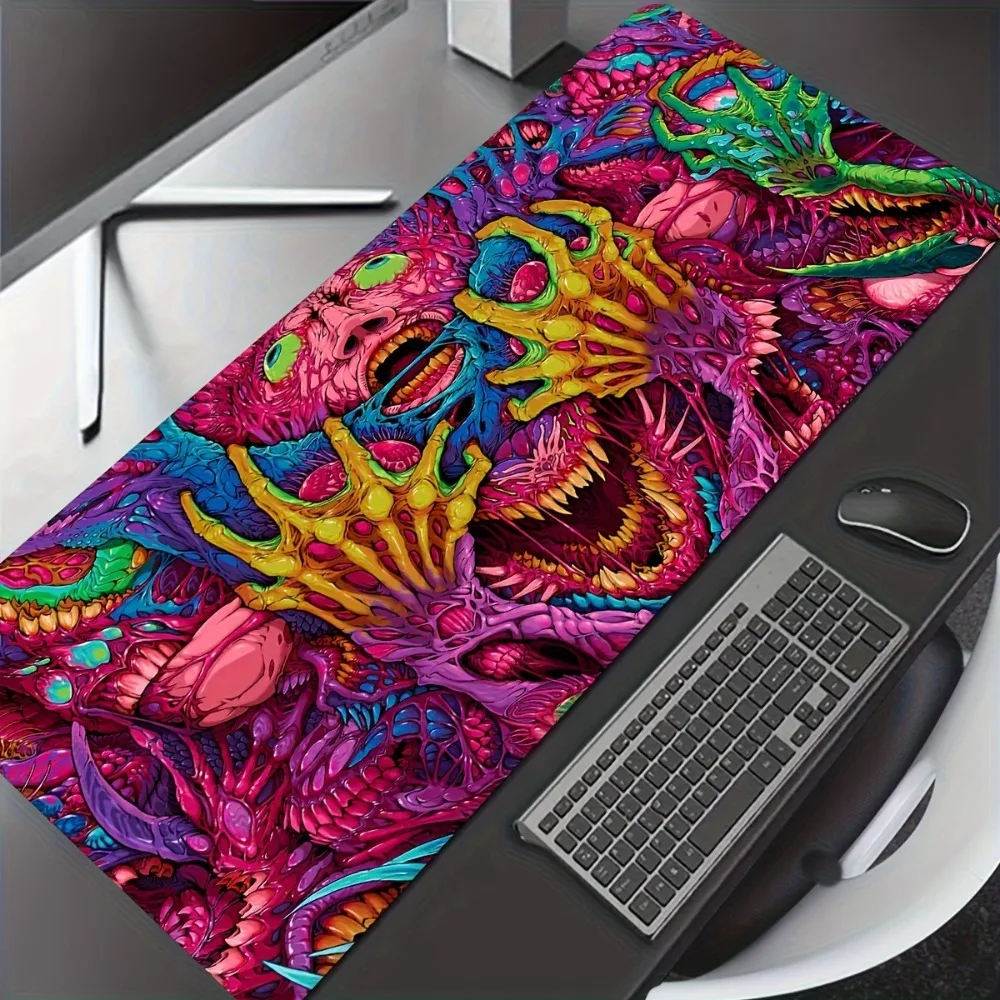 Large high-definition vampire-themed mouse pad, with anti-slip rubber backing - perfect for gaming and office use