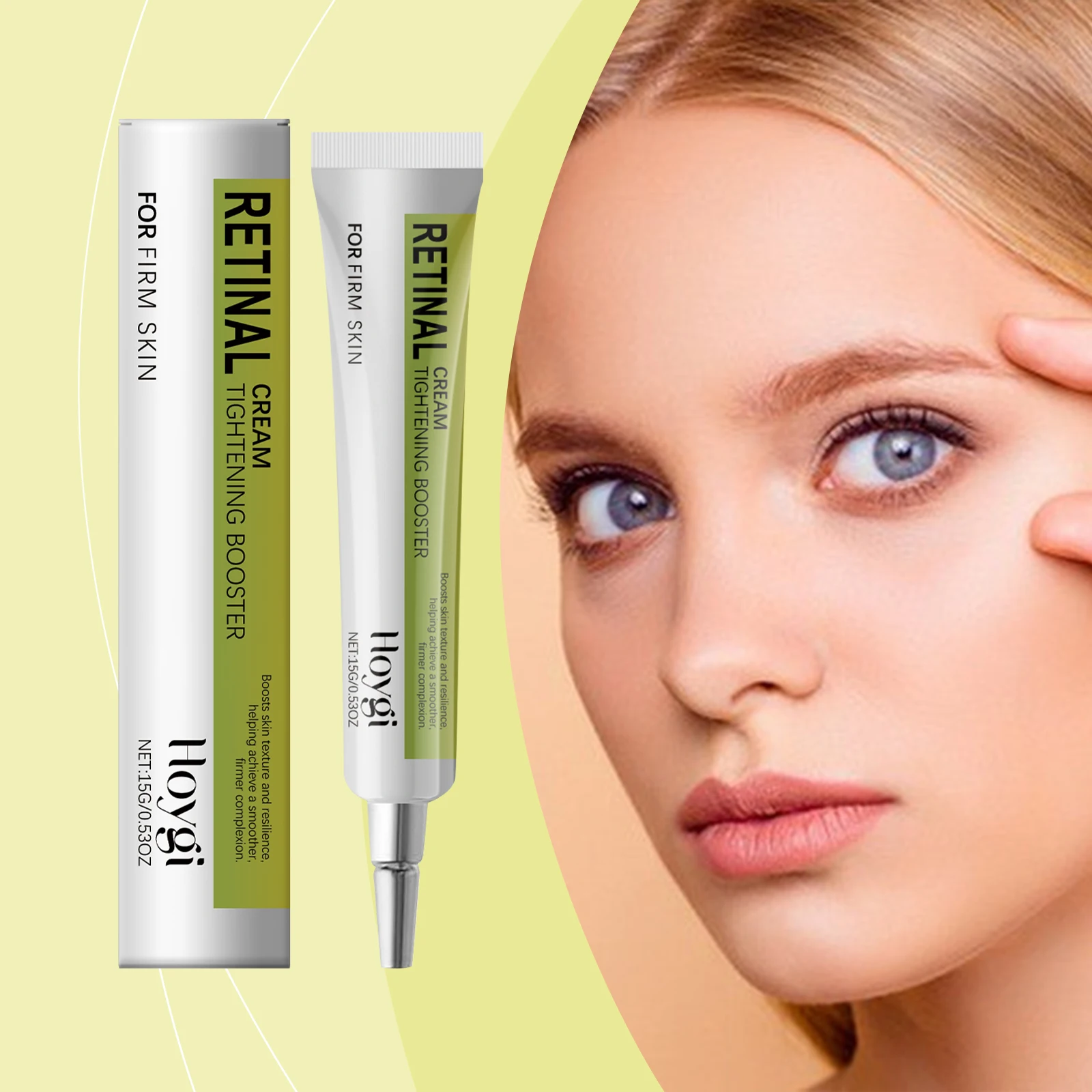 15g Retinal-Shot Tightening Boosters, Retinol Eye Cream for Dark Circles Skin Firming Lifting Hydrating Eye Cream