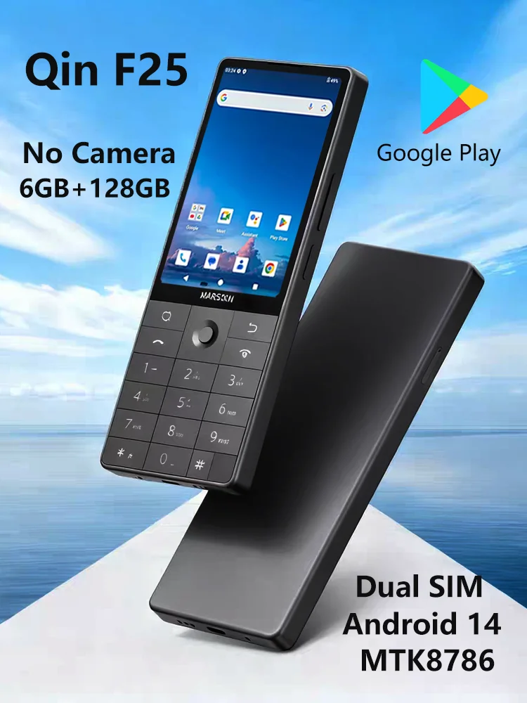 No Camera !!F25 DuoQin Dual SIM Cards Android 14 MTK8786 2700mAh Smartphone Buttons and touchscreen WiFi Bluetooth Hot Topics
