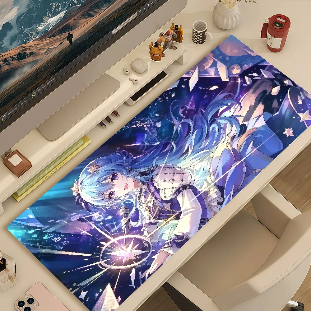 Mouse Pad MousePad Non-slip Lockedge Office Student Gaming Thickened Large Virtual Streamer Writing H-Hoshimachi Pad Cushion