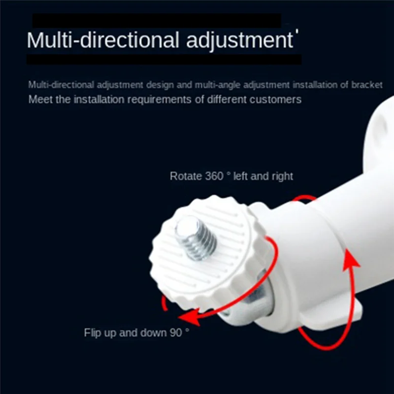 LTTX Indoor Outdoor Adjustable Mounting Wall/Ceiling Adjustable Security Bracket for Camera Bracket Security Camera Bracket