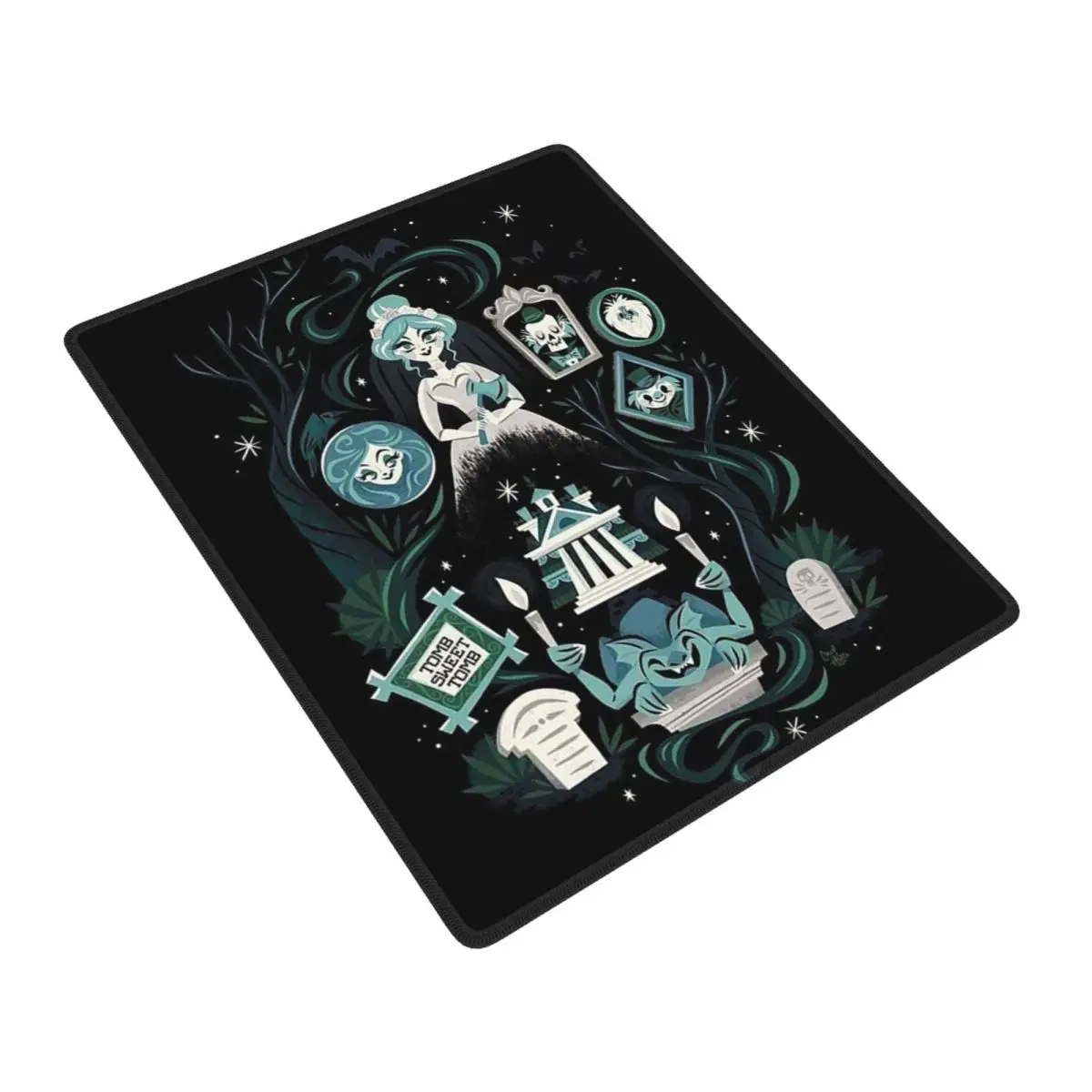 Haunted Mansion Stretching Mouse Pad Gamer PC Laptop Mats Keyboard Computer Gaming Office Accessories Desk Mat