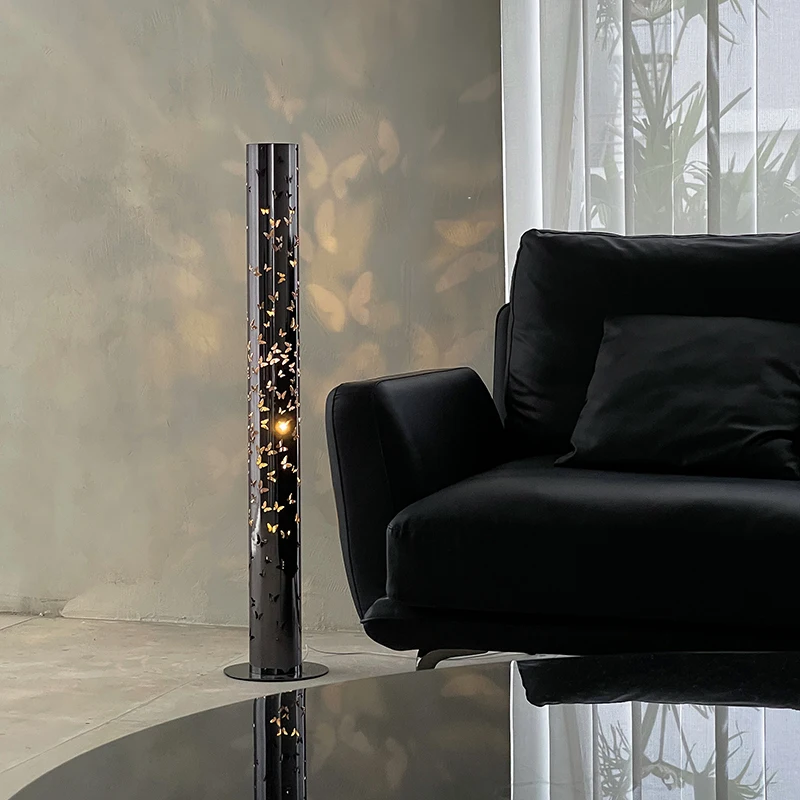 YY High-Grade Butterfly Floor Lamp Nordic Light Luxury Living Room