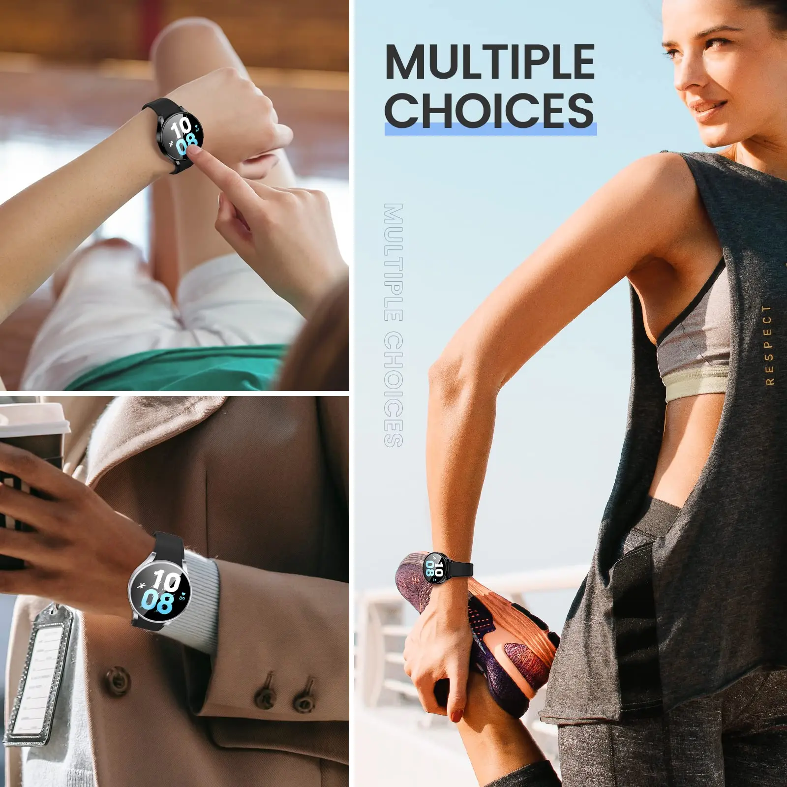 Full Cover Case For Samsung Galaxy Watch 5 40MM 44MM Soft TPU Screen Protector Cover Protective Shell Galaxy watch5 44 40 mm