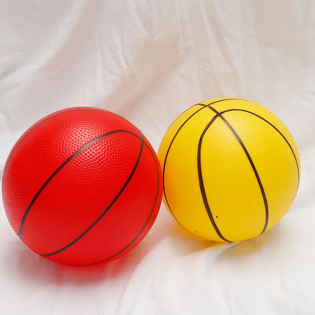 Palla da basket in PVC rinforzato da 3 pezzi da 9 pollici per bambini, per bambini, goditi giochi per interni all'aperto, leggeri e portatili