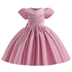 2024 Summer Princess Dress For Girls Elegant Kids Birthday Party Dresses Children Girl Christmas Wedding Prom Gown 3-10Y Clothes