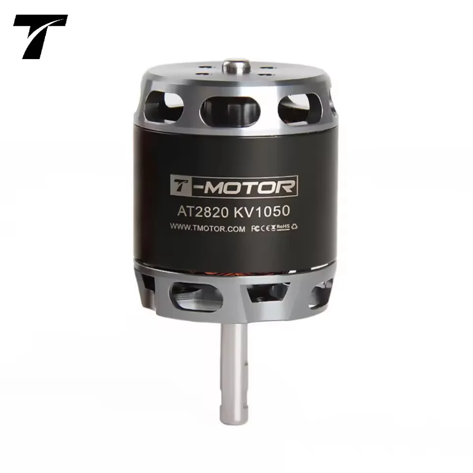 T-MOTOR AT2820 Long Shaft Outrunner BLDC Motor KV880 KV1050 KV1250 3-4S Lightweight for Fixed Wing UAV RC Aircraft