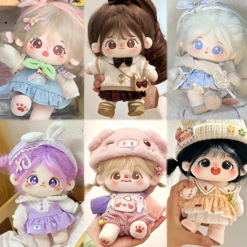 

1 set Lolita Dress 20cm Cotton Doll Clothes Princess Skirt Stylish Cotton Doll's Clothes Fashion Kawaii
