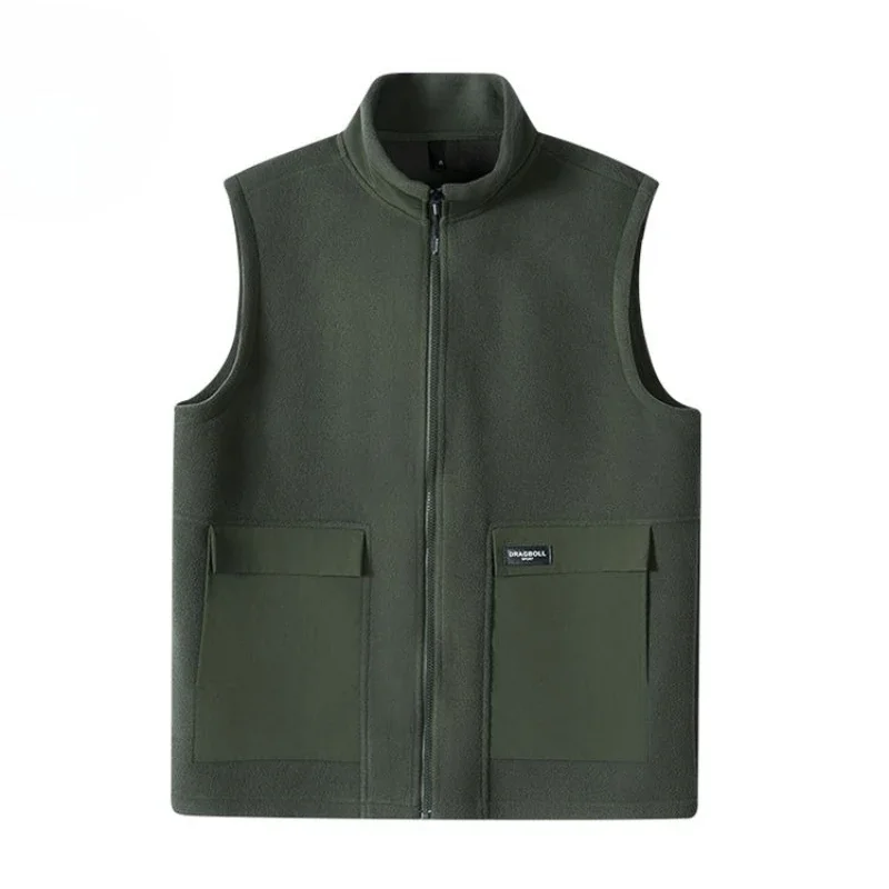 

Oversized Loose Fit Men's Fleece Jacket with Inner Thermo Layer for Autumn Winter