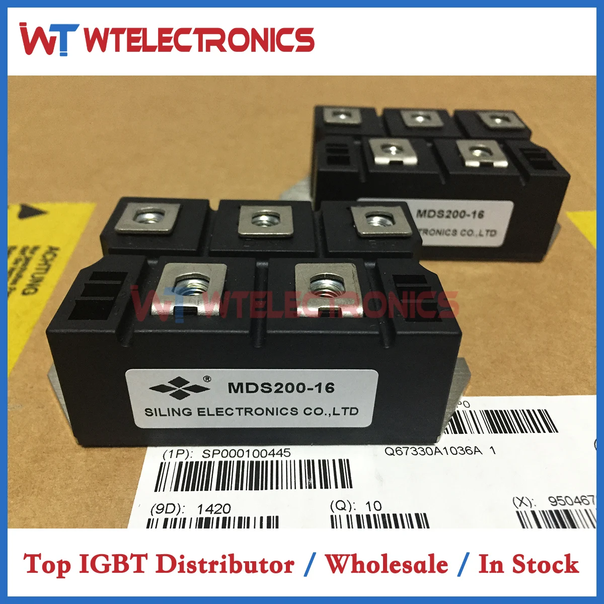 

MDS200-16 Original IGBT Module MDS20016 MDS200 16 100% New