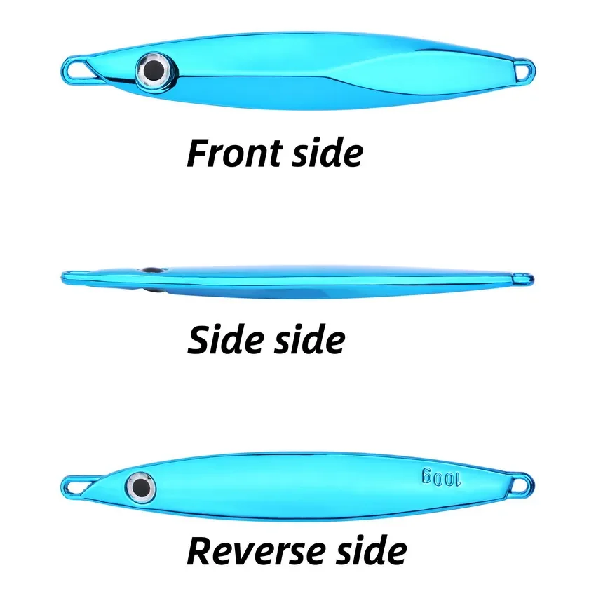 20 szt. Metalowych Przynęt Wędkarskich Jig 30g 40g 60g Crankbait Jig Spoon Wobler Przynęta do Wędkarstwa Morskiego Pesca Srebrzyste — zdjęcie 3