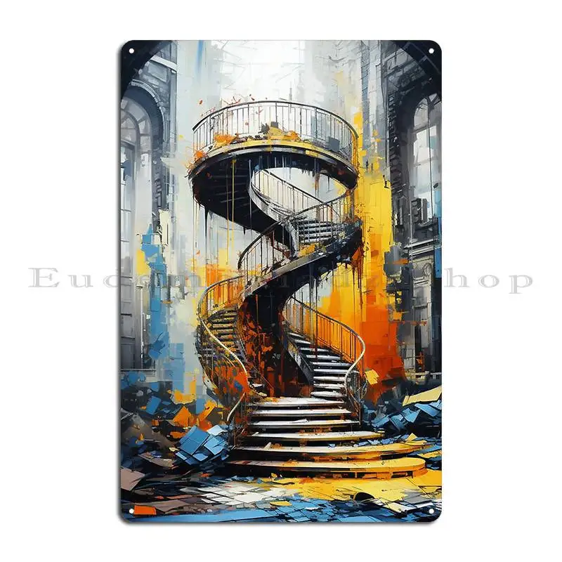 Urban Dreamland Graffiti Meets Nature S Serenity 4 Metal Sign Cave Designing Customize Rusty Character Tin Sign Poster