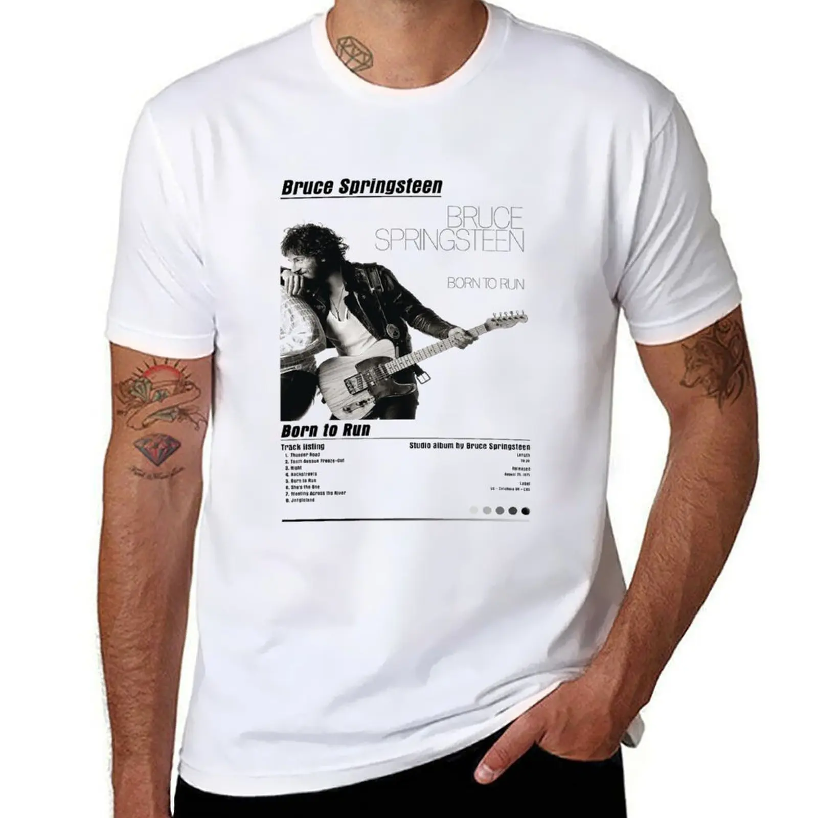 

Springsteens Born To Run T-Shirt t shirt personalised t shirts for man pack cotton T-Shirt