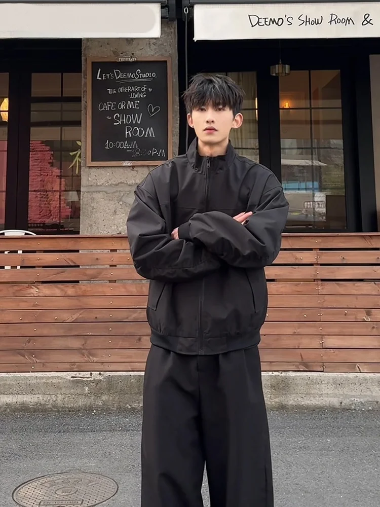 

TUCANO 2025 Spring Autumn American High Street Sle Windproof Waterproof Baseball Jaet Loose Fit Polyester Men's Jaet