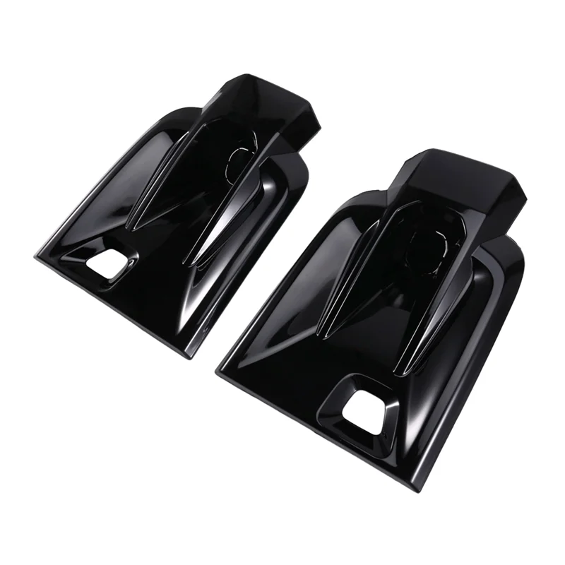 

AUTO ABS Gloss Black Fog Lamp Cover 2Pcs Front Bumper Foglight Trims For Toyota Hilux Rocco GR 2021-2022 Car Styling