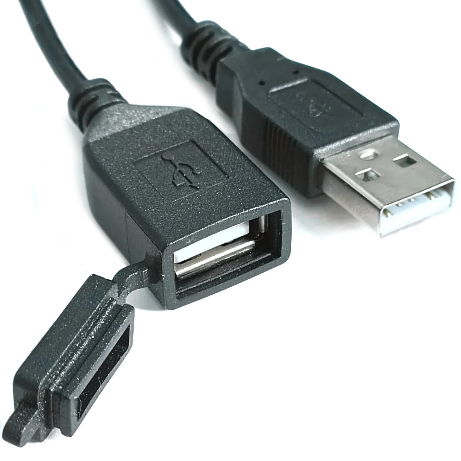 60cm usb am para af com capa usb uma extensão macho para fêmea para painel de laptop pc atx sbc pos kios pos usb trocador de gênero cabo