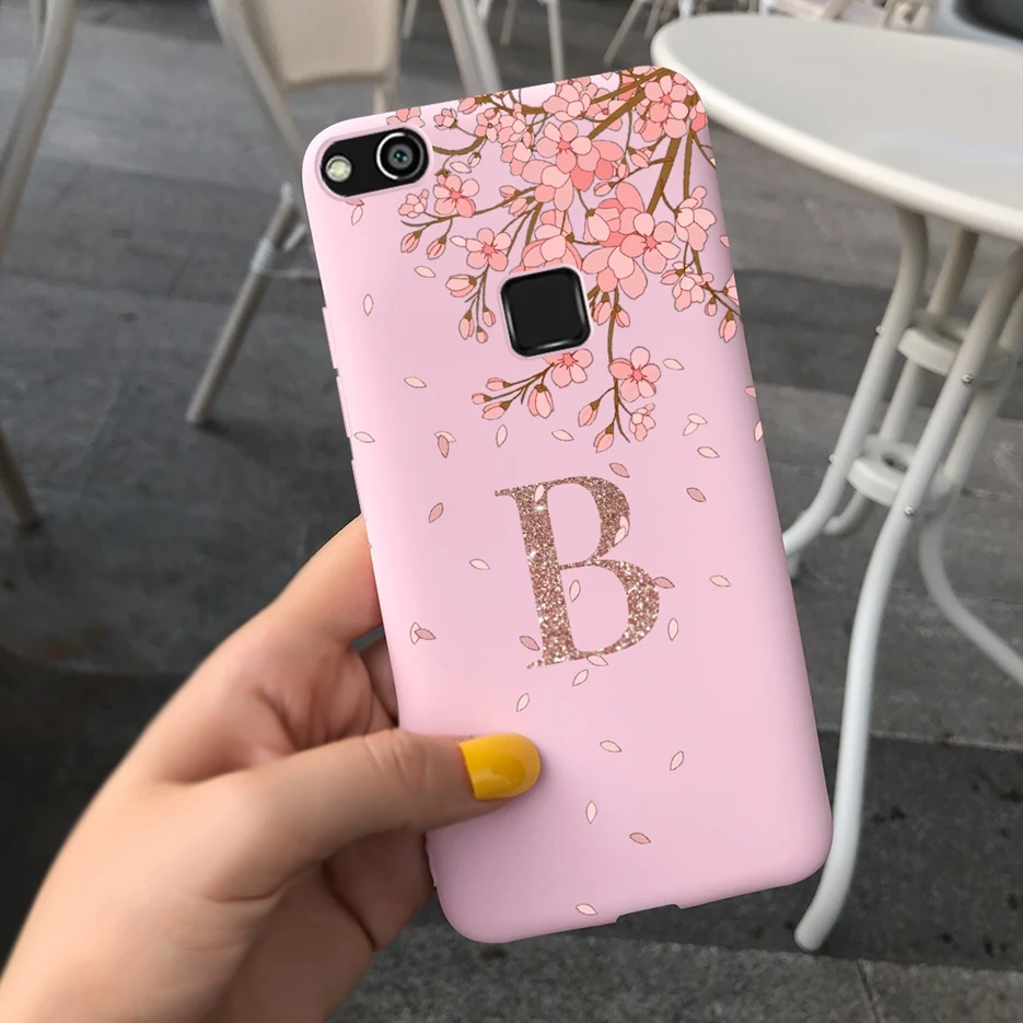 Per Huawei P10 Lite Case WAS-LX1 WAS-LX2 Luxury Couple Letters Cover custodia morbida in Silicone per Huawei P 10 Lite P10Lite Coque