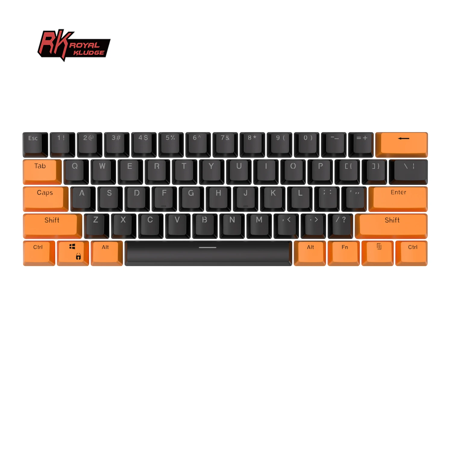 61 Keys General PBT Keycaps Two-color Injection Molding OEM Mechanical Keyboard Keycap for RK61 SK61 GK61 K617 Gamer Keyboard