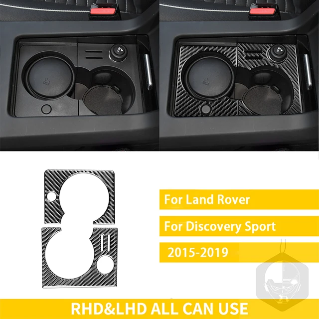 DIYUCAR Garniture De Panneau De Décoration Pour Console Centrale De Voiture En ABS Style Fibre De Carbone Pour LR Discovery Sport 2015-2019 Accessoires (cadre De Panneau De Navigation