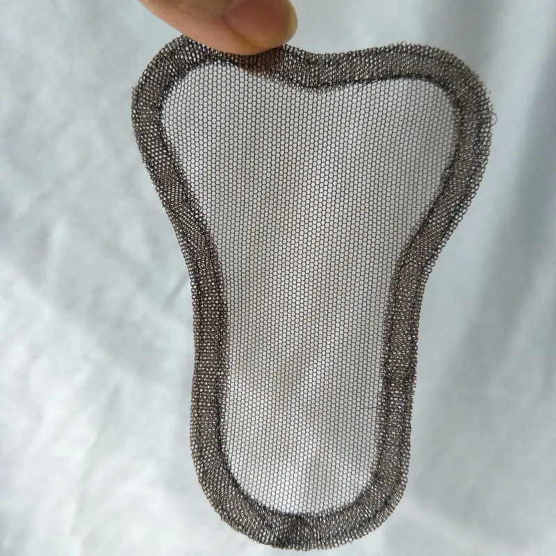 

T-shaped small hair piece, hand-woven wig, net bottom accessories, hand hook reissue piece.