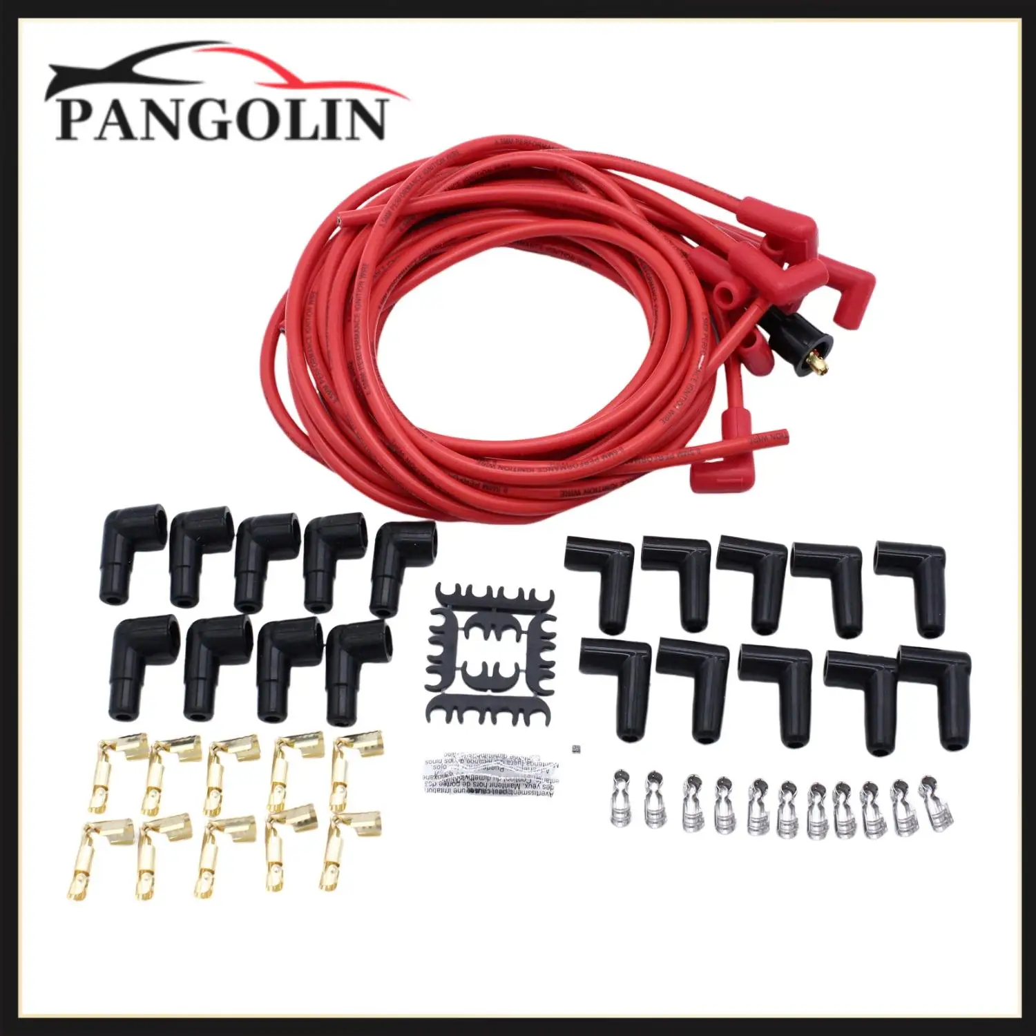 

Accel Spark Plug Wire Set 4041R 8mm Red 90 degree For Wear Parts Ignition System Ignition Coil Automobiles Parts Accessories