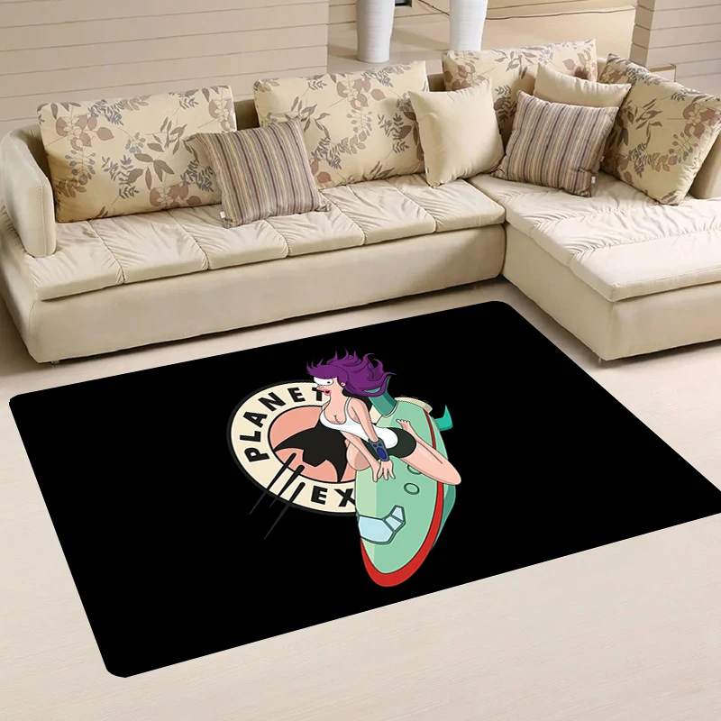 Carpets Cartoon F-FuturamaS Rugs House Entrance Mat Aesthetic Room Decoration Kitchen Carpet Home Balcony Foot Rug Doormat Door